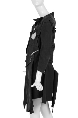 A Comme des Gar&ccedil;ons asymmetric black dress, 'Crush' collection, Spring-Summer 2013 - 3