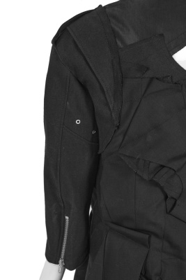 A Comme des Gar&ccedil;ons asymmetric black dress, 'Crush' collection, Spring-Summer 2013 - 10