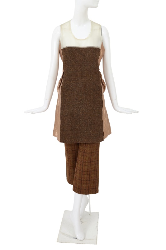 A Junya Watanabe/Comme des Gar&ccedil;ons wool and lam&eacute; ensemble, Autumn-Winter 1995-96
