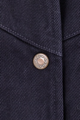 A Comme des Gar&ccedil;ons Western-inspired navy cotton drill jumpsuit, circa 1980 - 4