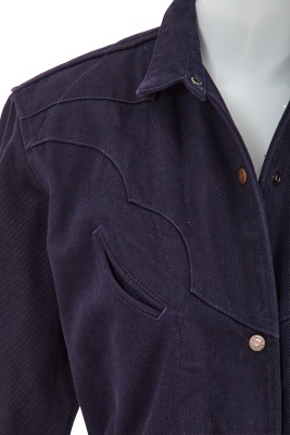 A Comme des Gar&ccedil;ons Western-inspired navy cotton drill jumpsuit, circa 1980 - 5