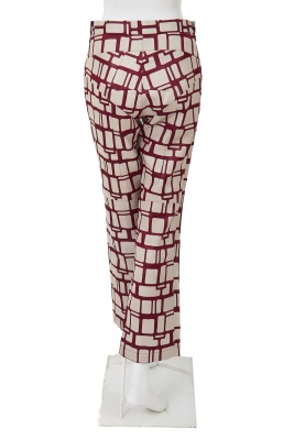 A Junya Watanabe/Comme des Gar&ccedil;ons burgundy and grey woven suit, Spring-Summer 1996 - 7