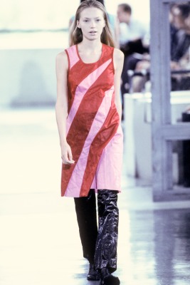 A Junya Watanabe/Comme des Gar&ccedil;ons pink and green dress, Spring-Summer 1996 - 7