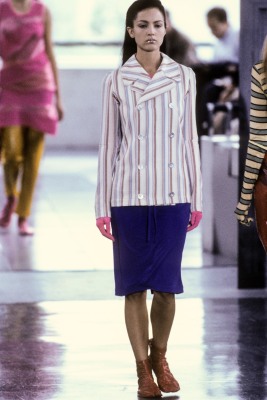 A Junya Watanabe/Comme des Gar&ccedil;ons patterned ensemble, Spring-Summer 1996 - 2