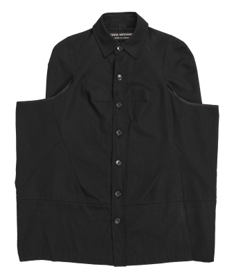 A Junya Watanabe/Comme des Gar&ccedil;ons black cotton cloak, Autumn-Winter 1996-97 - 6