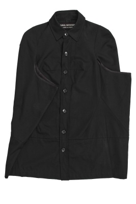 A Junya Watanabe/Comme des Gar&ccedil;ons black cotton cloak, Autumn-Winter 1996-97 - 7