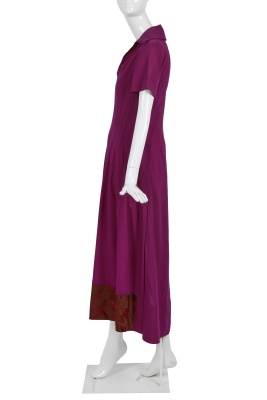 A Junya Watanabe/Comme des Gar&ccedil;ons purple wool dress, Spring-Summer 1997 - 3