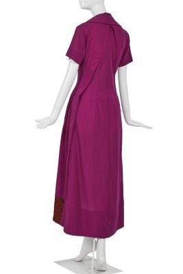 A Junya Watanabe/Comme des Gar&ccedil;ons purple wool dress, Spring-Summer 1997 - 4