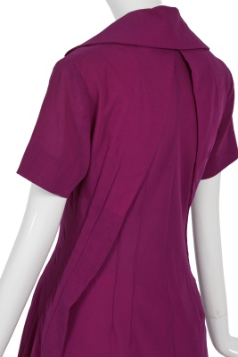 A Junya Watanabe/Comme des Gar&ccedil;ons purple wool dress, Spring-Summer 1997 - 7