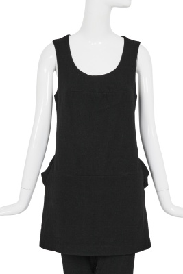 A Junya Watanabe/Comme des Gar&ccedil;ons black wool transformable dress/jumpsuit, Autumn-Winter 1996-97 - 7