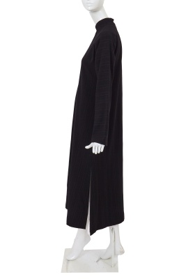 A Junya Watanabe/Comme des Gar&ccedil;ons black pinstriped wool dress, Autumn-Winter 1997-98 - 2