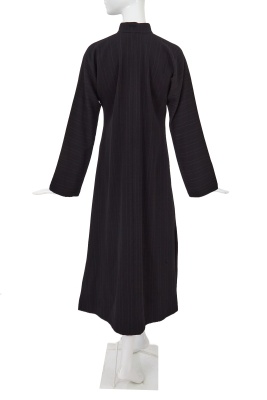 A Junya Watanabe/Comme des Gar&ccedil;ons black pinstriped wool dress, Autumn-Winter 1997-98 - 3