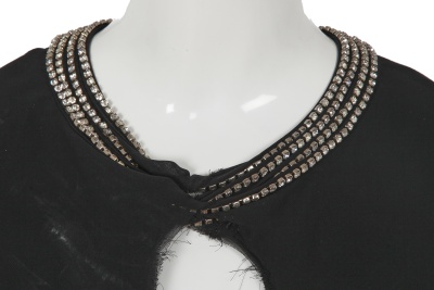 A Junya Watanabe/Comme des Gar&ccedil;ons rhinestone-encrusted black cr&ecirc;pe ensemble, Spring-Summer 2001 - 6