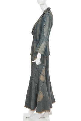 A Junya Watanabe/Comme des Gar&ccedil;ons patchwork denim ensemble, Spring-Summer 2002 - 3