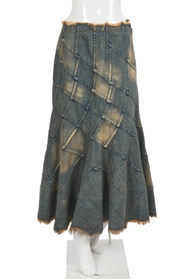 A Junya Watanabe/Comme des Gar&ccedil;ons patchwork denim ensemble, Spring-Summer 2002 - 6