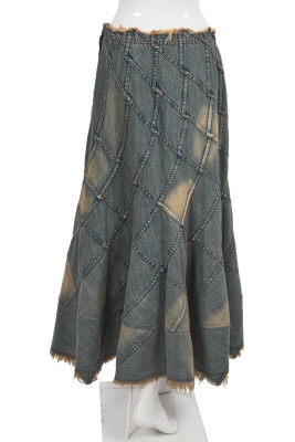 A Junya Watanabe/Comme des Gar&ccedil;ons patchwork denim ensemble, Spring-Summer 2002 - 7
