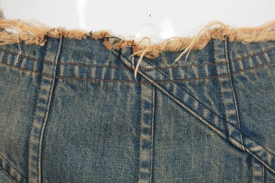 A Junya Watanabe/Comme des Gar&ccedil;ons patchwork denim ensemble, Spring-Summer 2002 - 8
