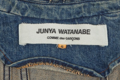 A Junya Watanabe/Comme des Gar&ccedil;ons patchwork denim ensemble, Spring-Summer 2002 - 9