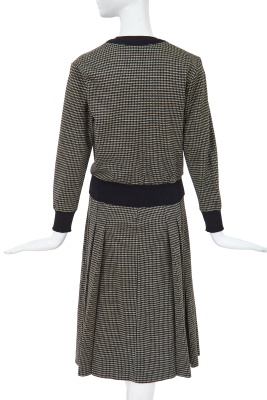 A Comme des Gar&ccedil;ons black and white knitted three-piece ensemble, circa 1980 - 3