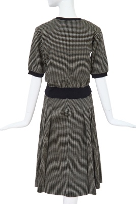 A Comme des Gar&ccedil;ons black and white knitted three-piece ensemble, circa 1980 - 7