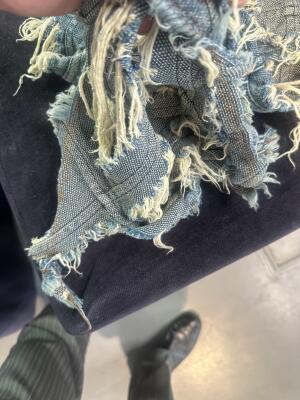 A Junya Watanabe/Comme des Gar&ccedil;ons denim and printed cotton ensemble, Spring-Summer 2002 - 16