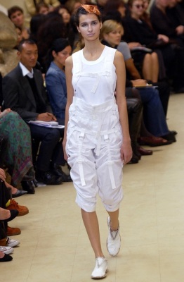 A pair of Junya Watanabe/Comme des Gar&ccedil;ons black cotton salopettes, Spring-Summer 2003 - 2