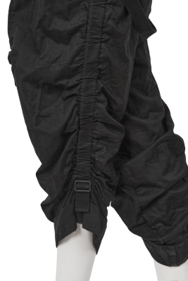 A pair of Junya Watanabe/Comme des Gar&ccedil;ons black cotton salopettes, Spring-Summer 2003 - 8