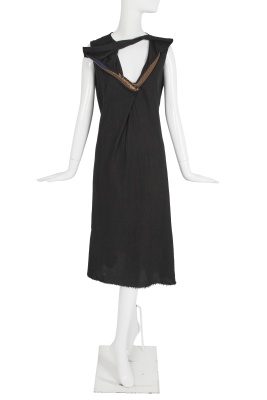 A Junya Watanabe/Comme des Gar&ccedil;ons zip-embellished black dress, Spring-Summer 2005 - 6