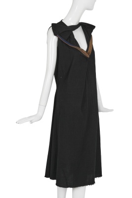 A Junya Watanabe/Comme des Gar&ccedil;ons zip-embellished black dress, Spring-Summer 2005 - 7