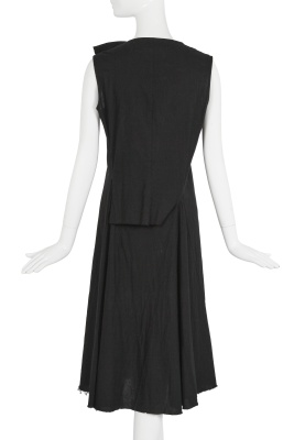 A Junya Watanabe/Comme des Gar&ccedil;ons zip-embellished black dress, Spring-Summer 2005 - 8