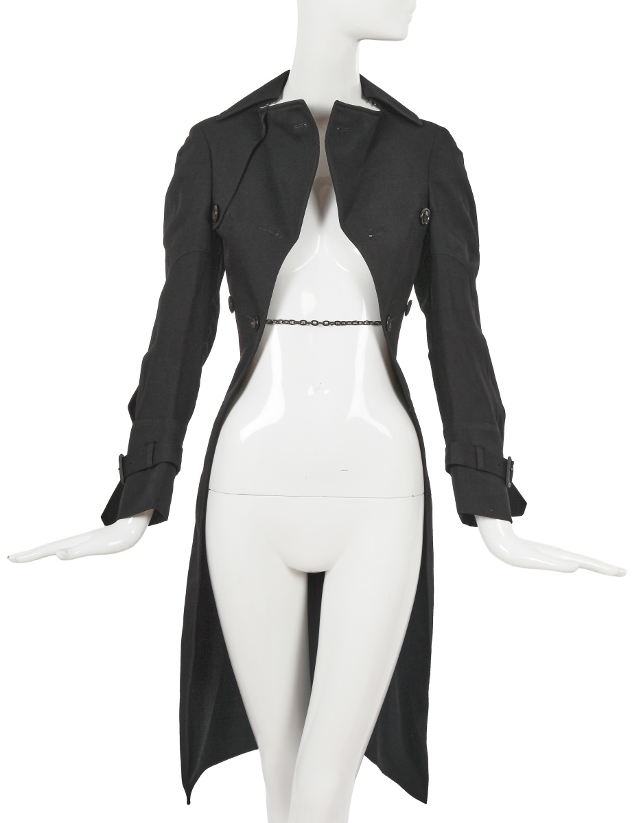 A Junya Watanabe/Comme des Gar&ccedil;ons black wool tailcoat, Spring-Summer 2006