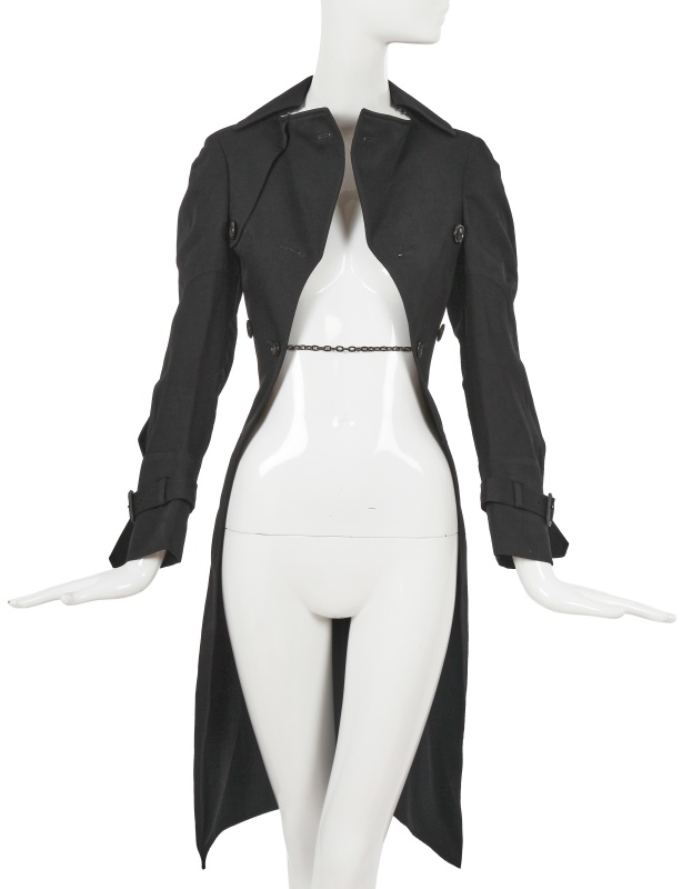 A Junya Watanabe/Comme des Gar&ccedil;ons black wool tailcoat, Spring-Summer 2006