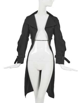 A Junya Watanabe/Comme des Gar&ccedil;ons black wool tailcoat, Spring-Summer 2006 - 3