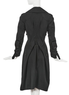 A Junya Watanabe/Comme des Gar&ccedil;ons black wool tailcoat, Spring-Summer 2006 - 5
