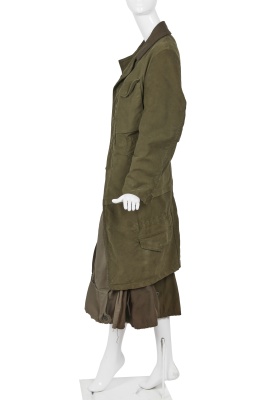 A Junya Watanabe/Comme des Gar&ccedil;ons army coat ensemble, Autumn-Winter 2006-07 - 4