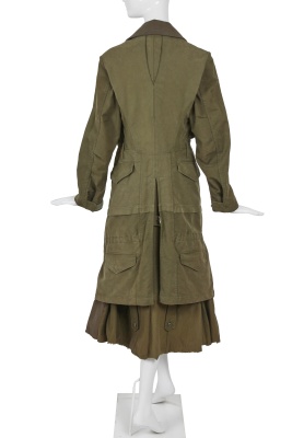 A Junya Watanabe/Comme des Gar&ccedil;ons army coat ensemble, Autumn-Winter 2006-07 - 5