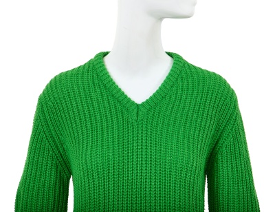 A Comme des Gar&ccedil;ons knitted green wool sweater, early 1980s - 4