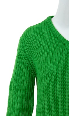 A Comme des Gar&ccedil;ons knitted green wool sweater, early 1980s - 5