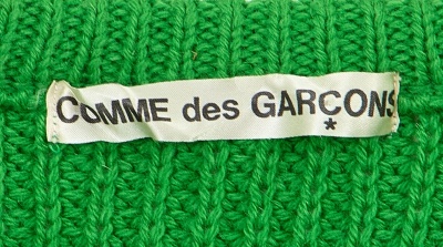 A Comme des Gar&ccedil;ons knitted green wool sweater, early 1980s - 6