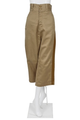 A Junya Watanabe/Comme des Gar&ccedil;ons beige cotton gabardine trench coat ensemble, Spring-Summer 2007 - 9