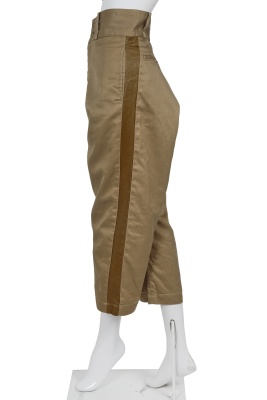 A Junya Watanabe/Comme des Gar&ccedil;ons beige cotton gabardine trench coat ensemble, Spring-Summer 2007 - 10