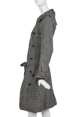 A Junya Watanabe/Comme des Gar&ccedil;ons glen plaid wool coat-dress, Autumn-Winter 2007-08 - 6