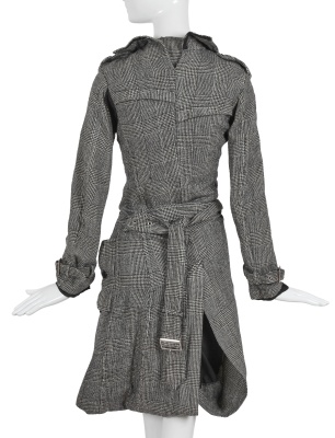 A Junya Watanabe/Comme des Gar&ccedil;ons glen plaid wool coat-dress, Autumn-Winter 2007-08 - 8
