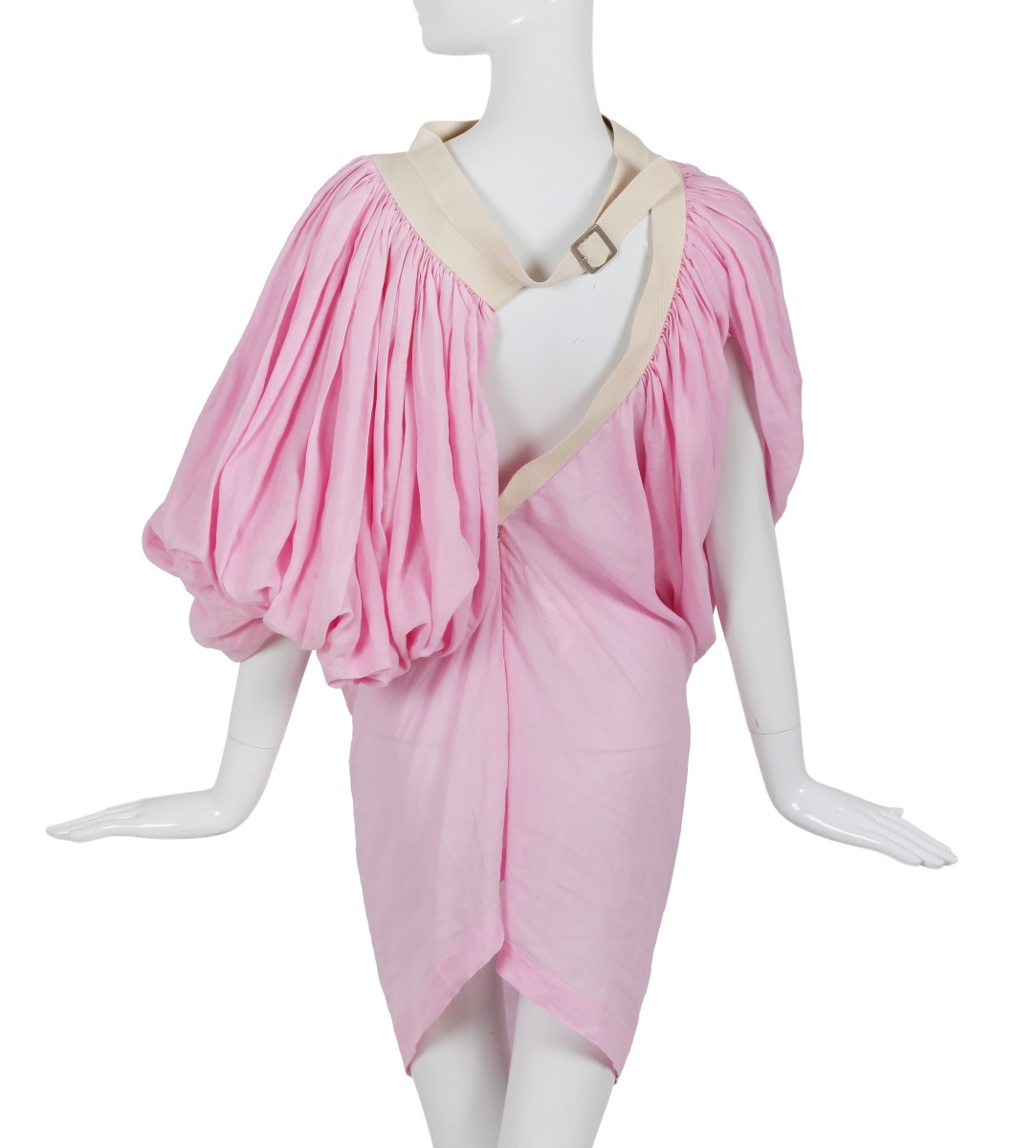 A Junya Watanabe/ Comme des Gar&ccedil;ons pink ramie dress, Spring-Summer 2008