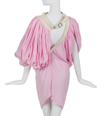 A Junya Watanabe/ Comme des Gar&ccedil;ons pink ramie dress, Spring-Summer 2008