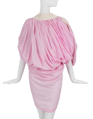 A Junya Watanabe/ Comme des Gar&ccedil;ons pink ramie dress, Spring-Summer 2008 - 4