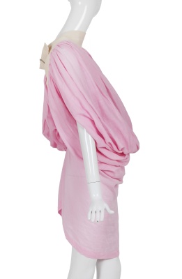 A Junya Watanabe/ Comme des Gar&ccedil;ons pink ramie dress, Spring-Summer 2008 - 8