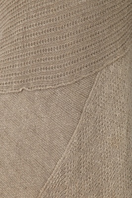 A Comme des Gar&ccedil;ons men's beige knitted cotton sweater, probably 'Patchworks and X' collection, Spring-Summer 1983 - 5