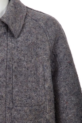 A Comme des Gar&ccedil;ons men's grey wool coat, Autumn-Winter 1995-96 - 4