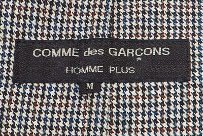 A Comme des Gar&ccedil;ons men's houndstooth wool suit, Autumn-Winter 1996-97 - 8